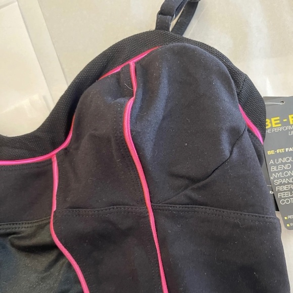 NWT! Bebe Bebe Sport Piping Corset Top LARGE - Picture 5 of 14